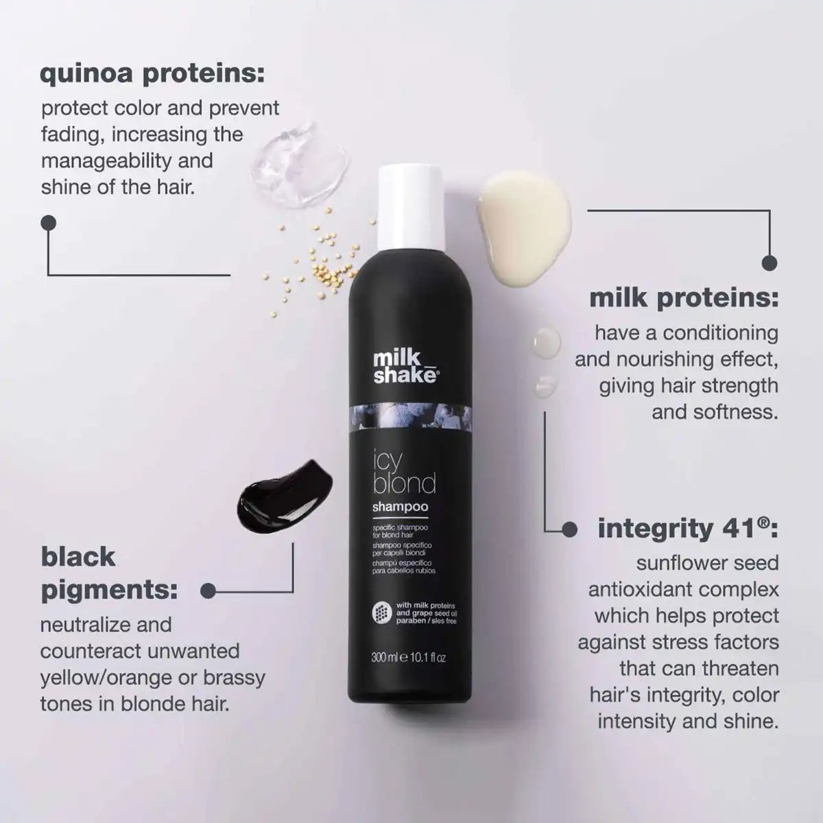 SHAMPOOING ICE BLOND MILKSHAKE 300ML