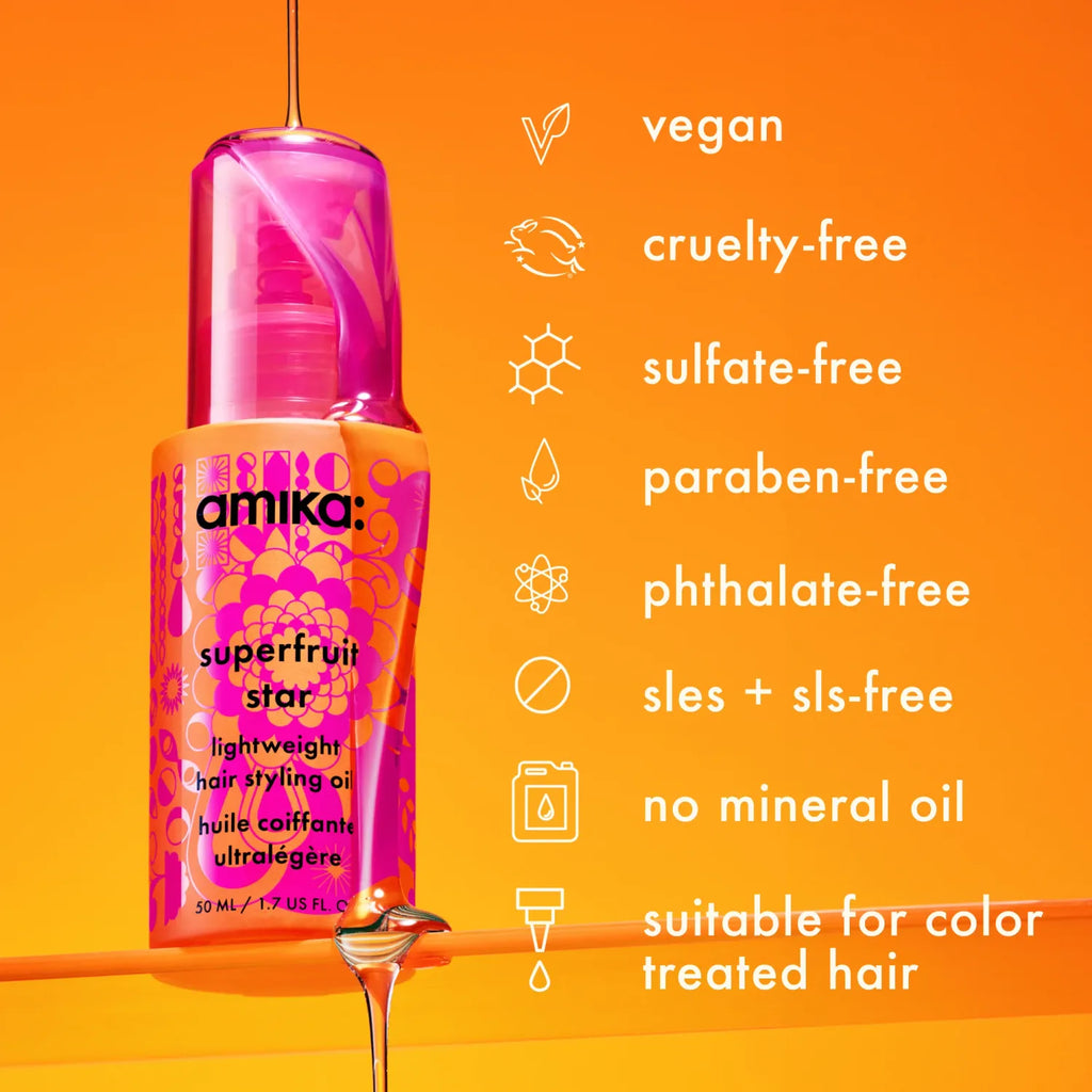 SUPERFRUIT STAR HUILE COIFFANTE AMIKA 50ML