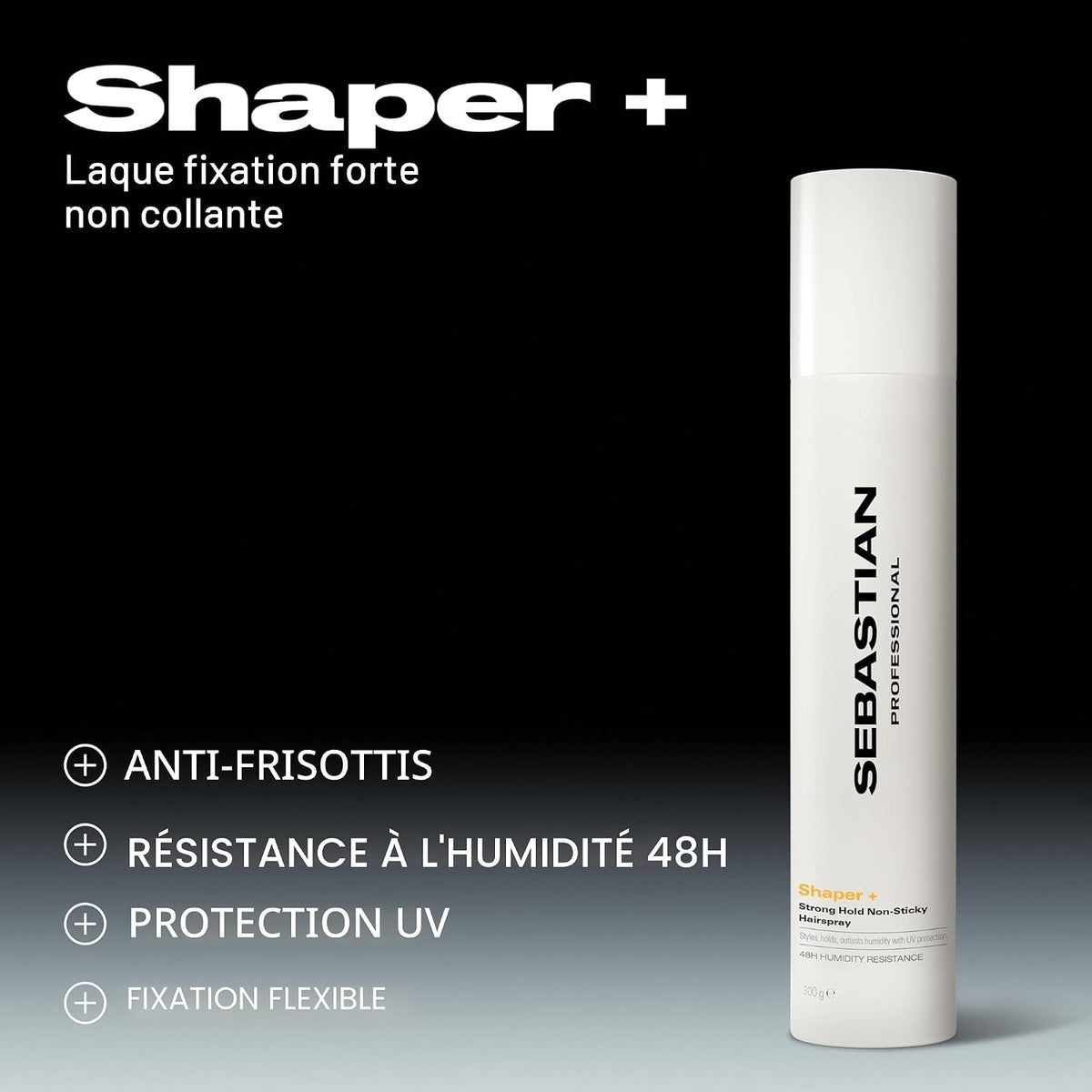 Sebastian Professional Shaper Plus. Fixatif non collant à tenue ferme 300g