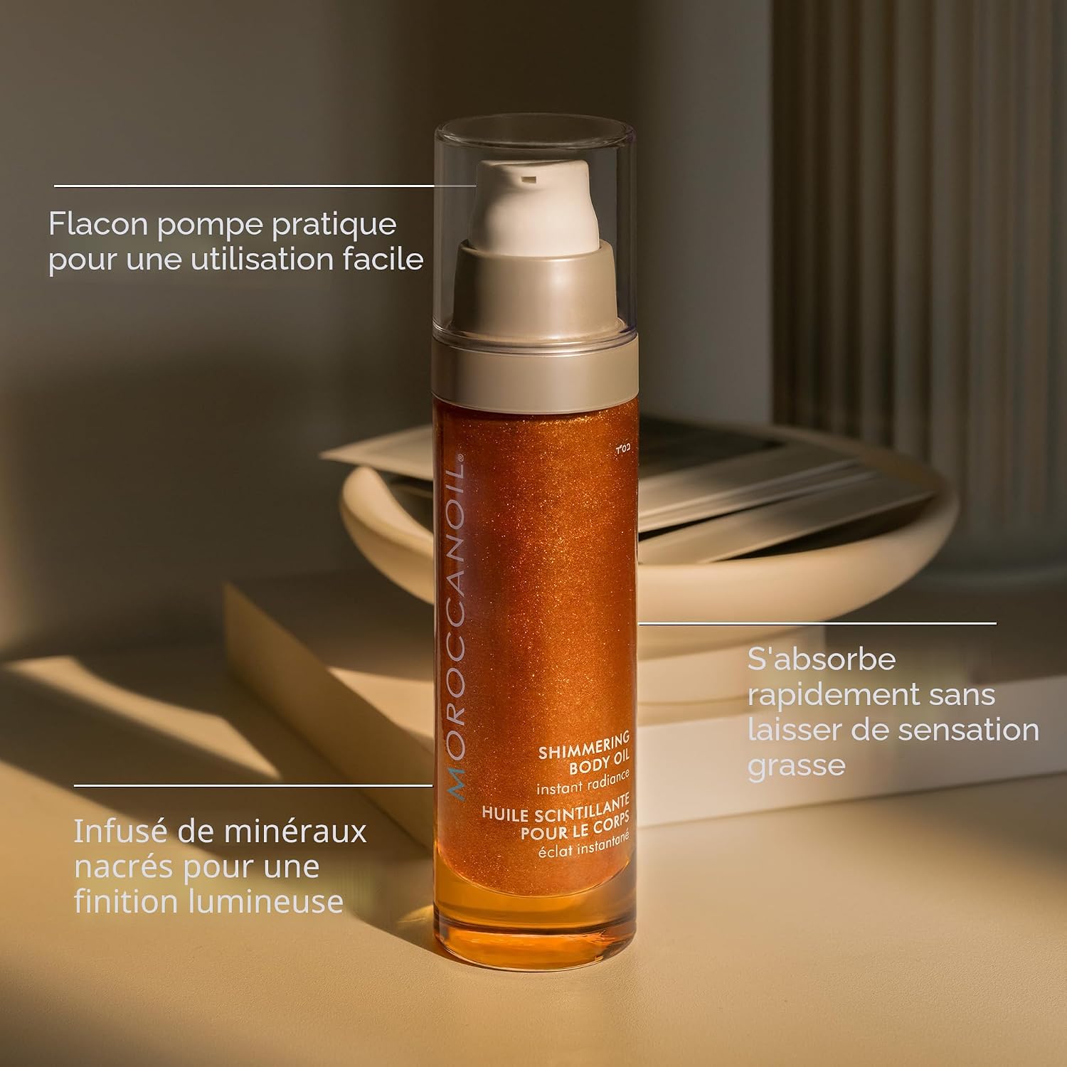 HUILE SCINTILLANTE POUR LE CORPS MOROCCANOIL 50ML