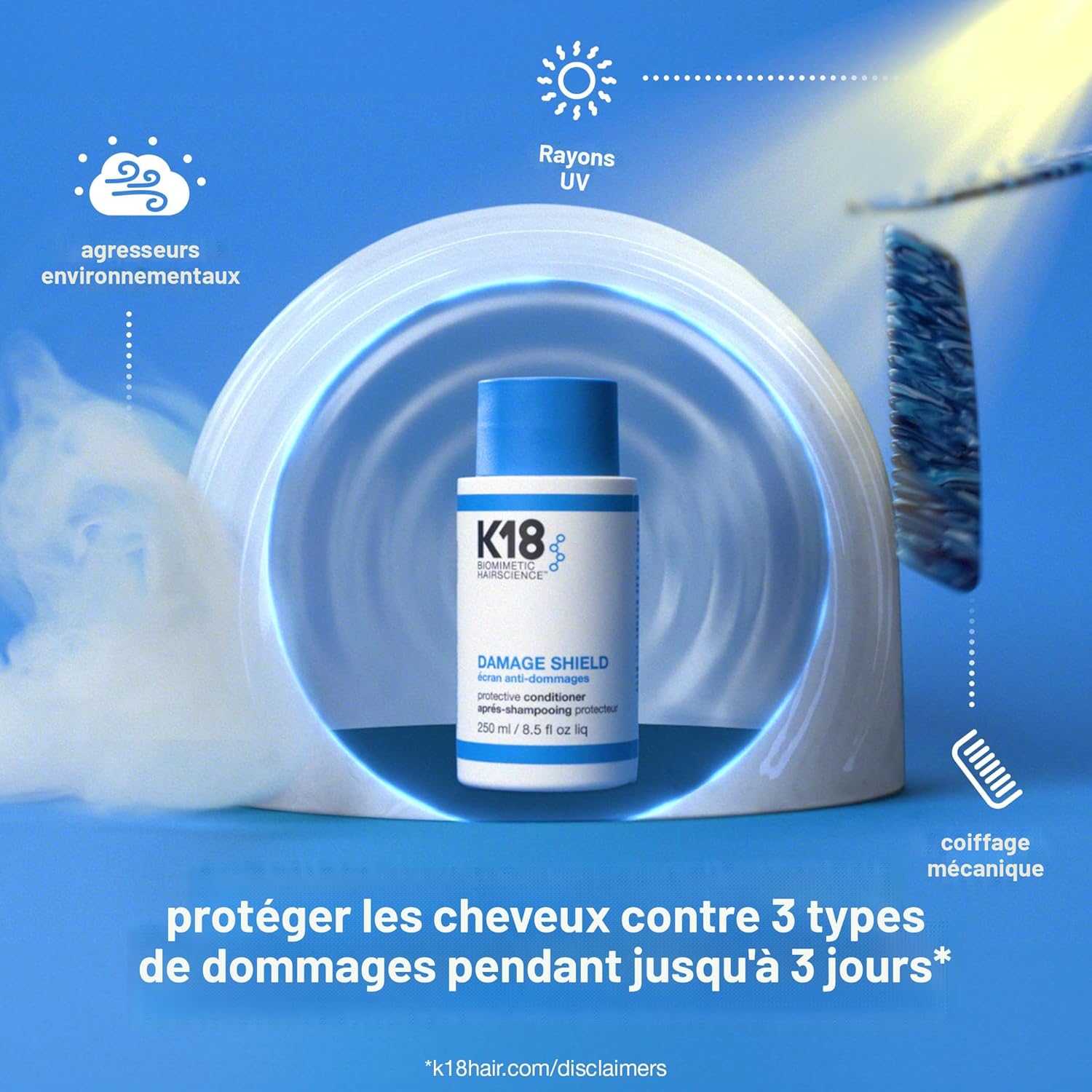 APRÈS-SHAMPOING PROTECTEUR DAMAGE SHIELD K18 250ML
