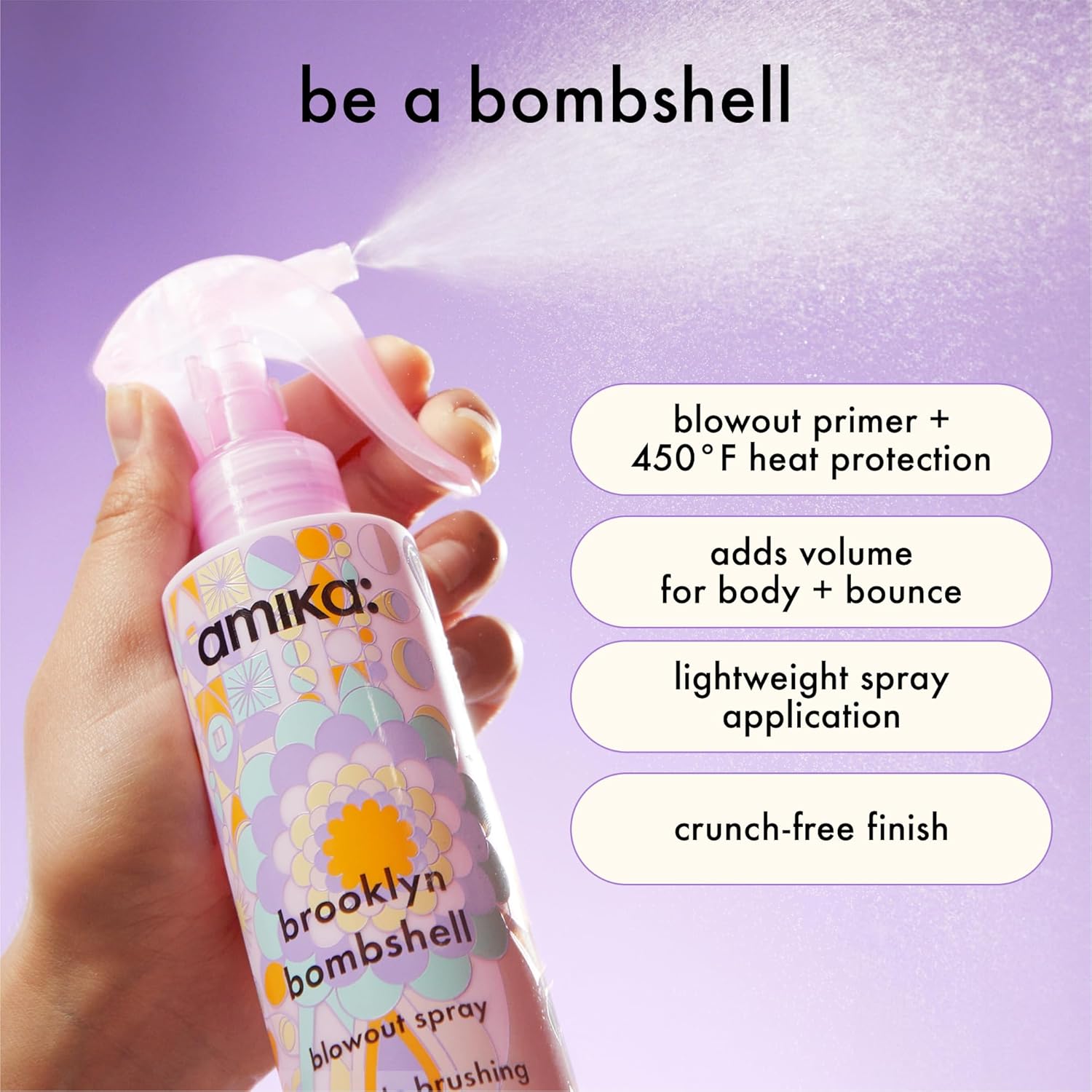 BROOKLYN BOMBSHELL SPRAY DE BRUSHING AMIKA 200ML