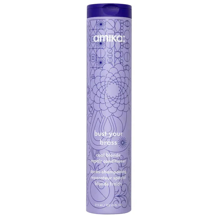 BUST YOUR BRASS APRÈS-SHAMPOING DÉJAUNISSEUR AMIKA 275ML