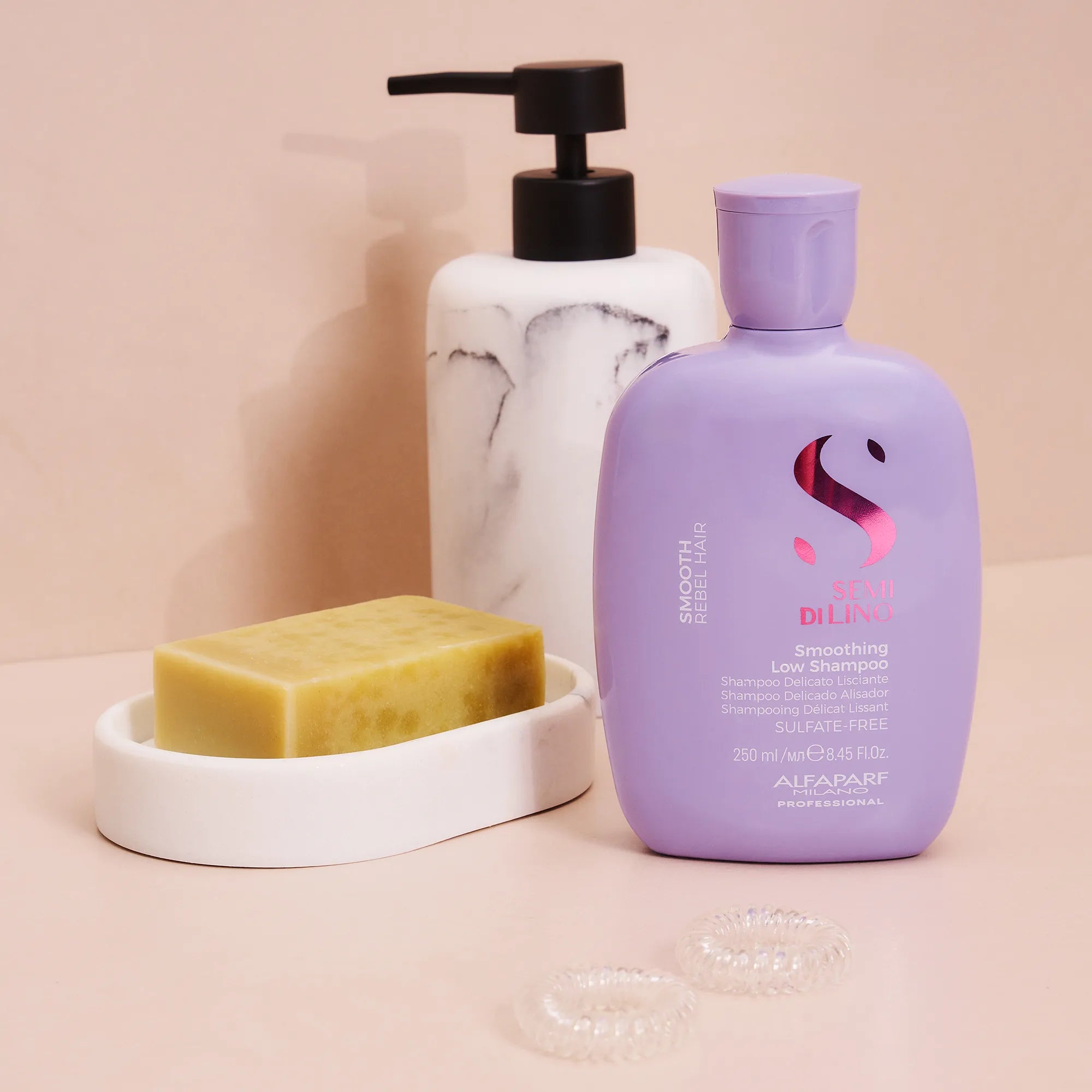 Smoothing low shampoo semi di lino 250ml