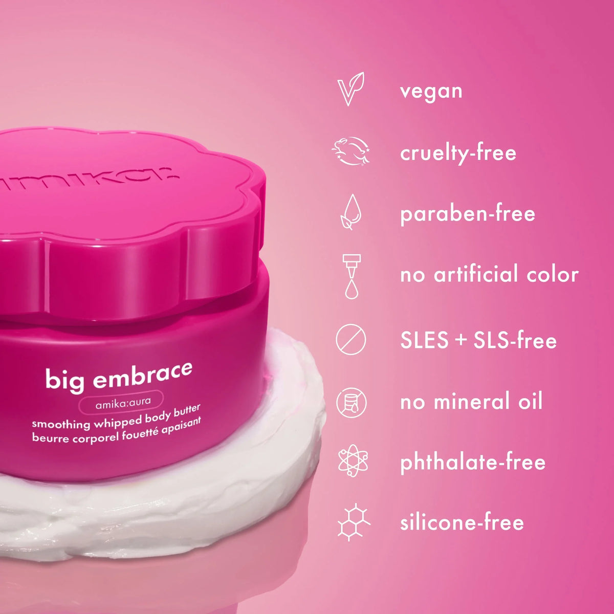 Big embrace beurre corporel Amika 250ml