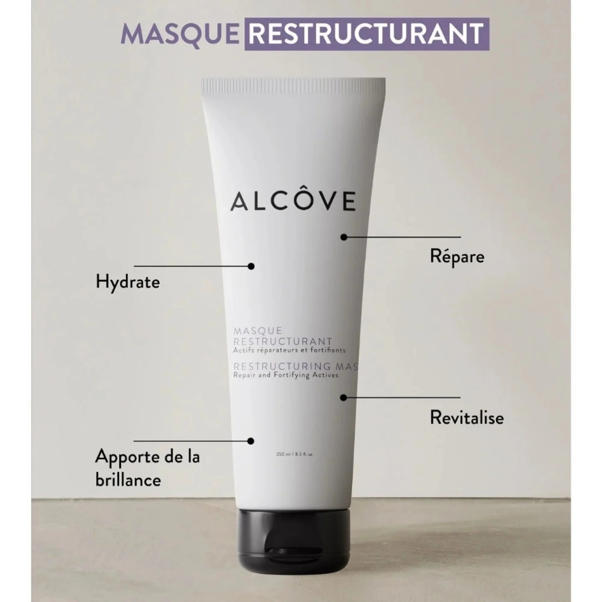 MASQUE RESTRUCTURANT ALCÔVE 250ML