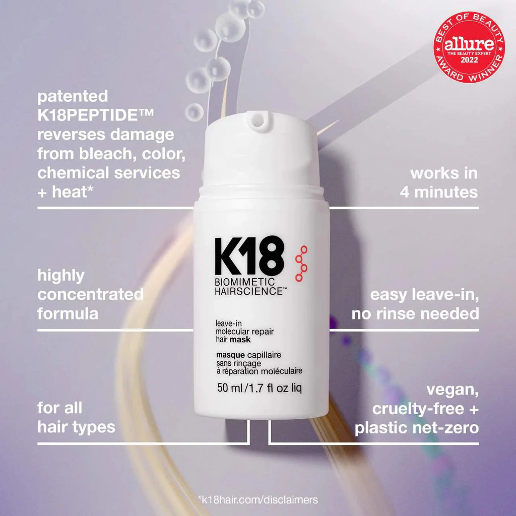 MASQUE CAPILLAIRE LEAVE-IN MOLECULAR REPAIR K18 15ML