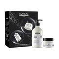 Duo Anti-Casse Shampooing et Masque Metal Detox. Loreal.