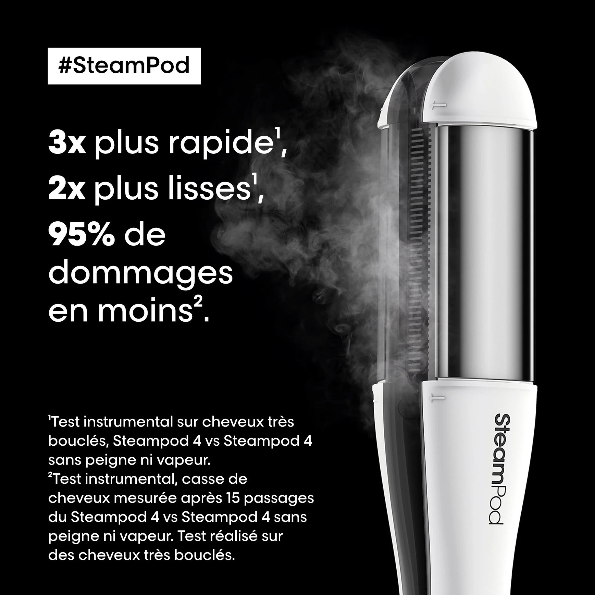 SteamPod 4 Lisseur-Boucleur Professionnel