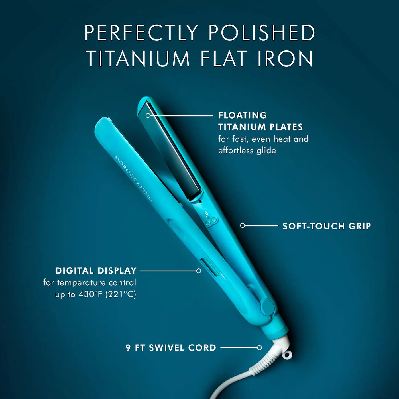 FER À LISSER EN TITANE PERFECTLY POLISHED MOROCCANOIL